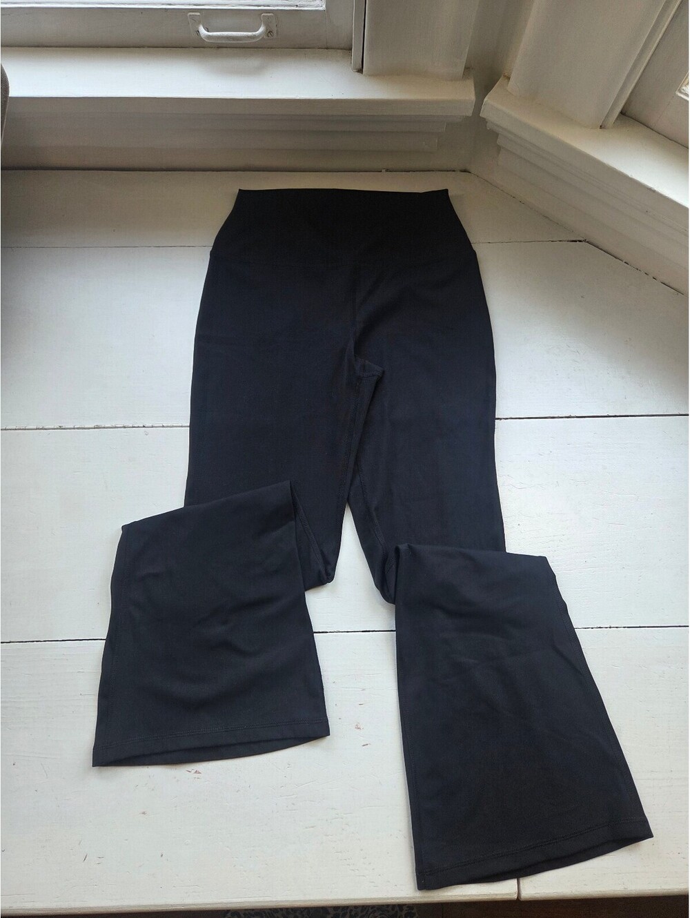 90 Degree by Reflex Women's Everyday Flare Black Leggings Size M